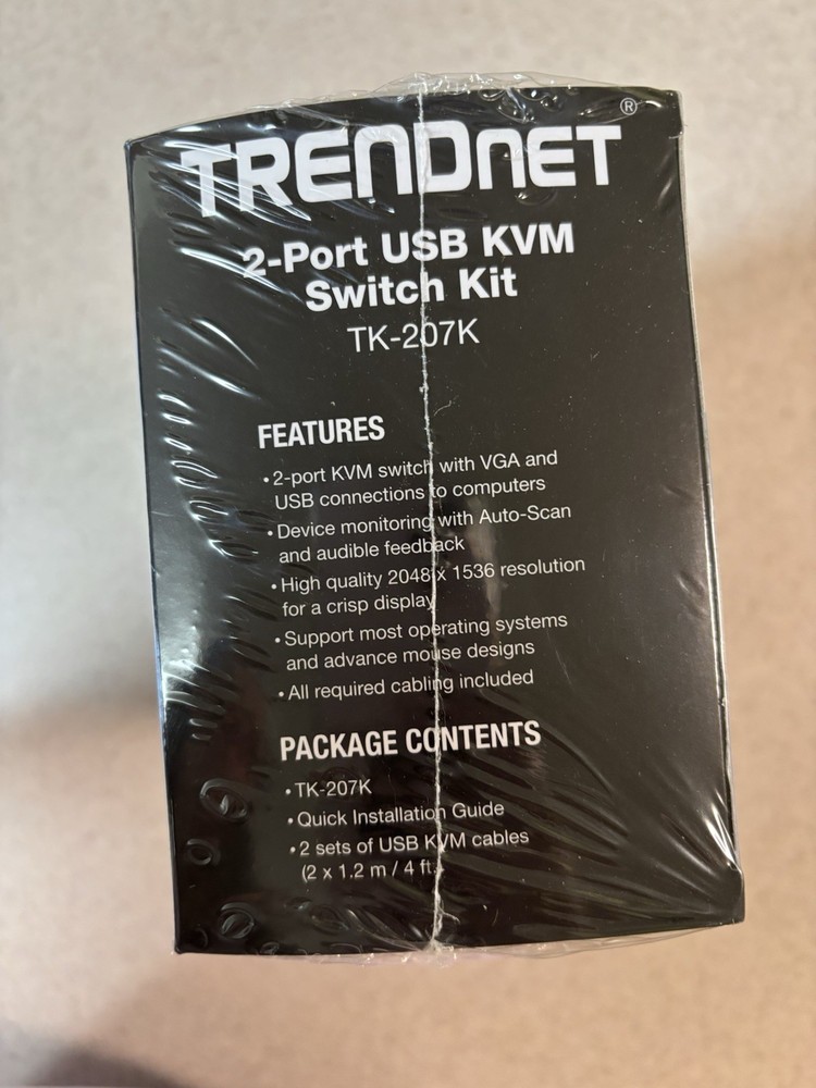 Trendnet 2-port USB KVM Switch Kit