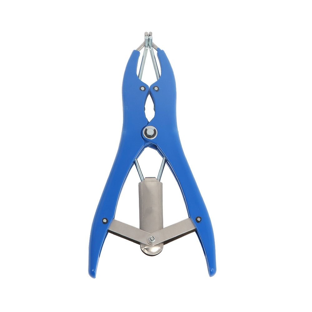 Elastrator Castration Plier W/ 100 Green Rubber Rings Applicator Castrator Ring