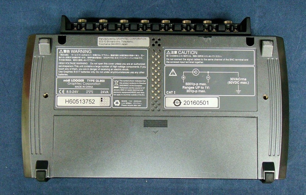 GRAPHTEC GL900 Date Midi Logger Handy Data Logger midi LOGGER