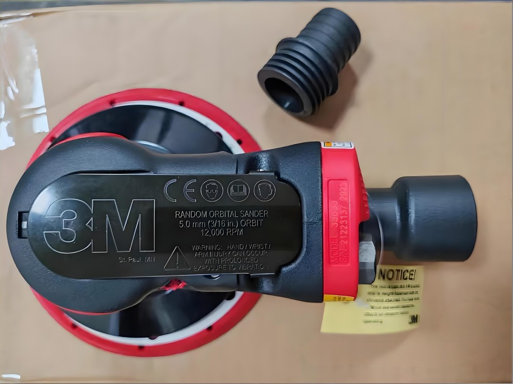 3M 33633 Pneumatic Random Orbital Sander 6" Hook & Loop 5.0mm Orbit