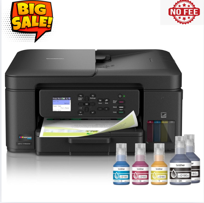 Brother INKvestment Tank 780 Wireless Color Inkjet All-in-One Printer with Duple