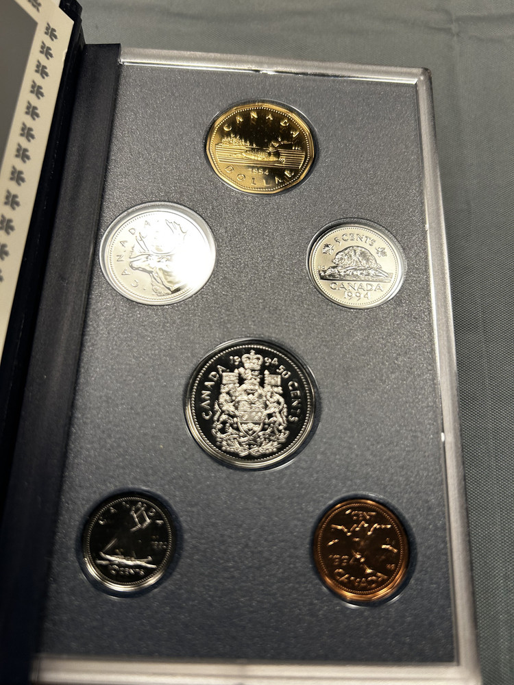 1994 Canada Specimen 6 Coin Set
