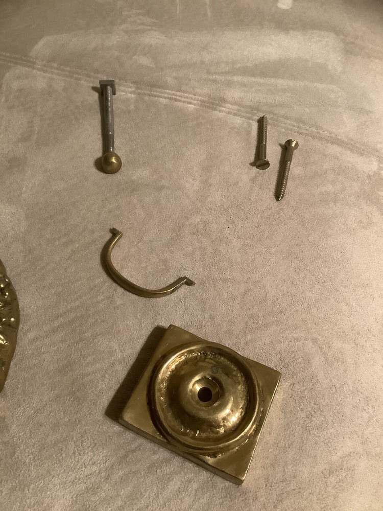LARGE SOLID BRASS DOOR KNOCKER From Mexico