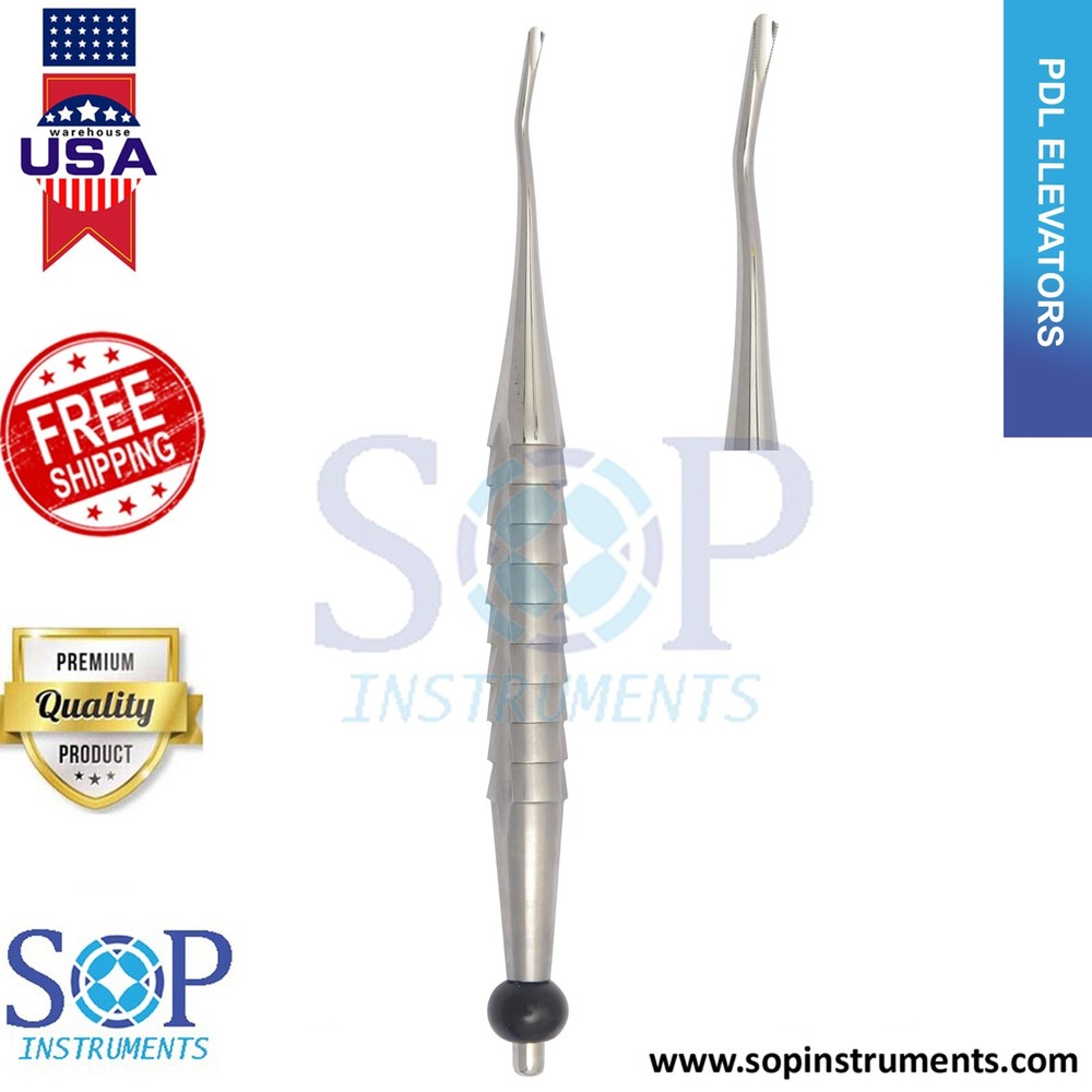 Dental PDL Luxating Root Elevators Set of 7 Precise Periotomes Tips Titanium Lab