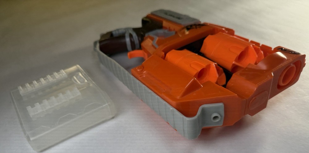 Nerf FlipFury Elite Blaster 10 Dart Flip Drum Tested Working