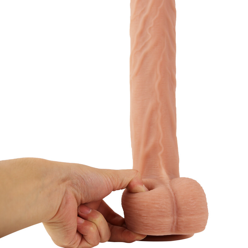 14" Silicone Realistic Huge Big Dildo Suction Cup Anal Vagina Sex Toy for Women