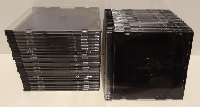 CD Disc Holders 45 TOTAL - Black