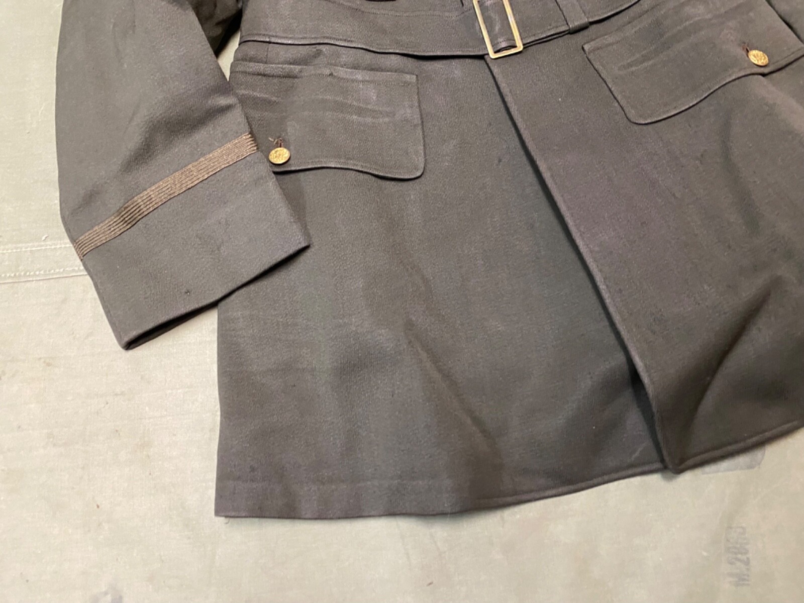 ORIGINAL WWII US ARMY OFFICER CLASS A DRESS JACKET- SMALL 38R