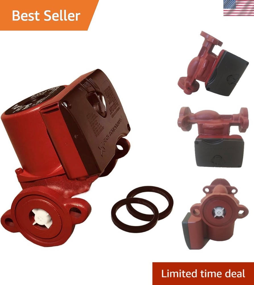 58FC Circulator Pump, 17 GPM, Durable Cast Iron - Reliable Heating Solution