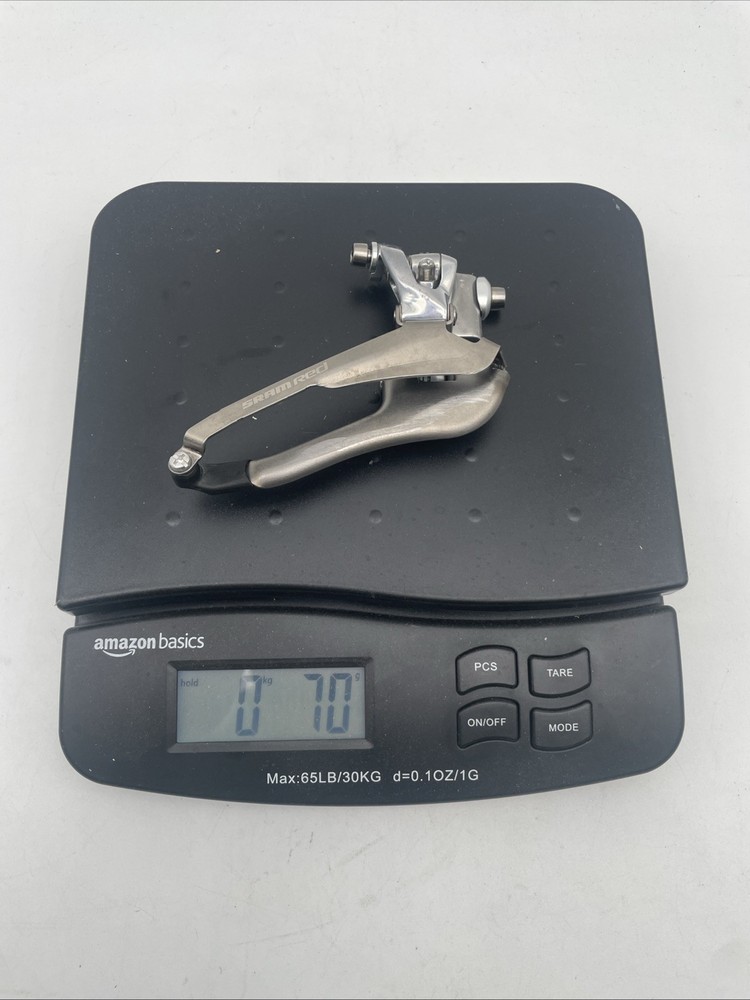 SRAM Red Front Derailleur Road 2 x 10 Speed Braze-On Bottom Pull Titanium
