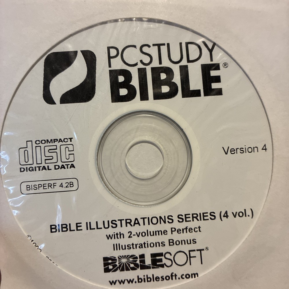 PCStudy Bible Soft V4 bonus cds version 4 disc Windows Biblesoft Pc Study