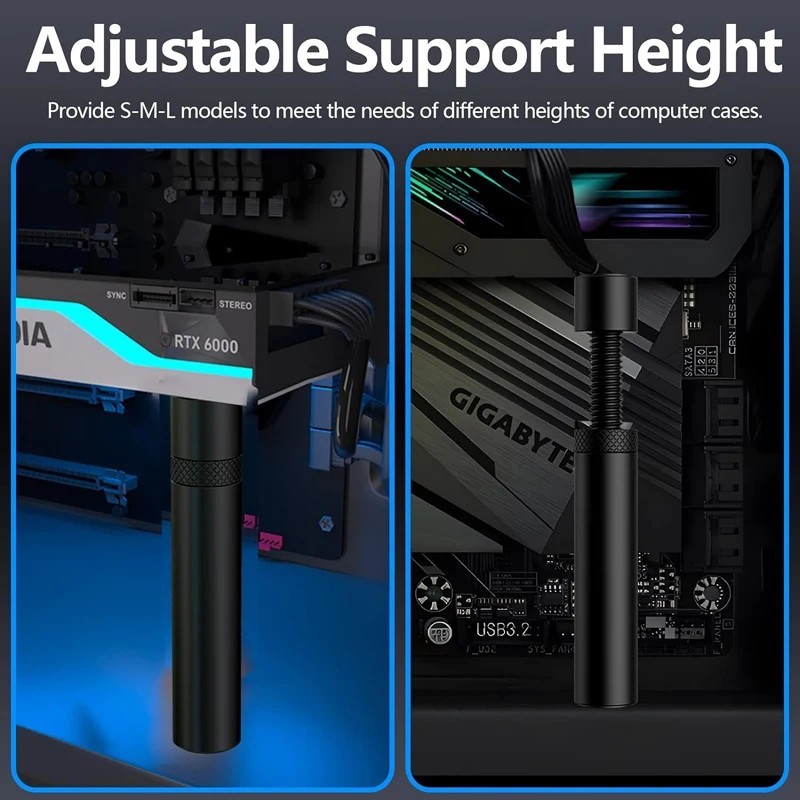 Graphics Card GPU Support Bracket Video Card Sag Holder Bracket GPU Holder Anti