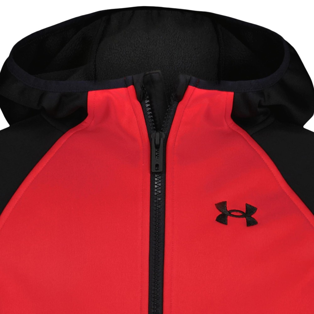 Under Armour Sim Softshell Jacket, Red, Boys 7