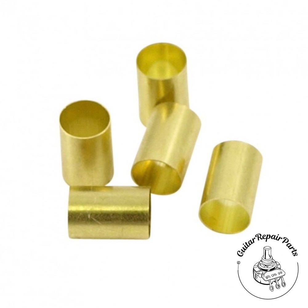 Potentiometer Shaft Conversion Sleeves (5 pcs) - Brass