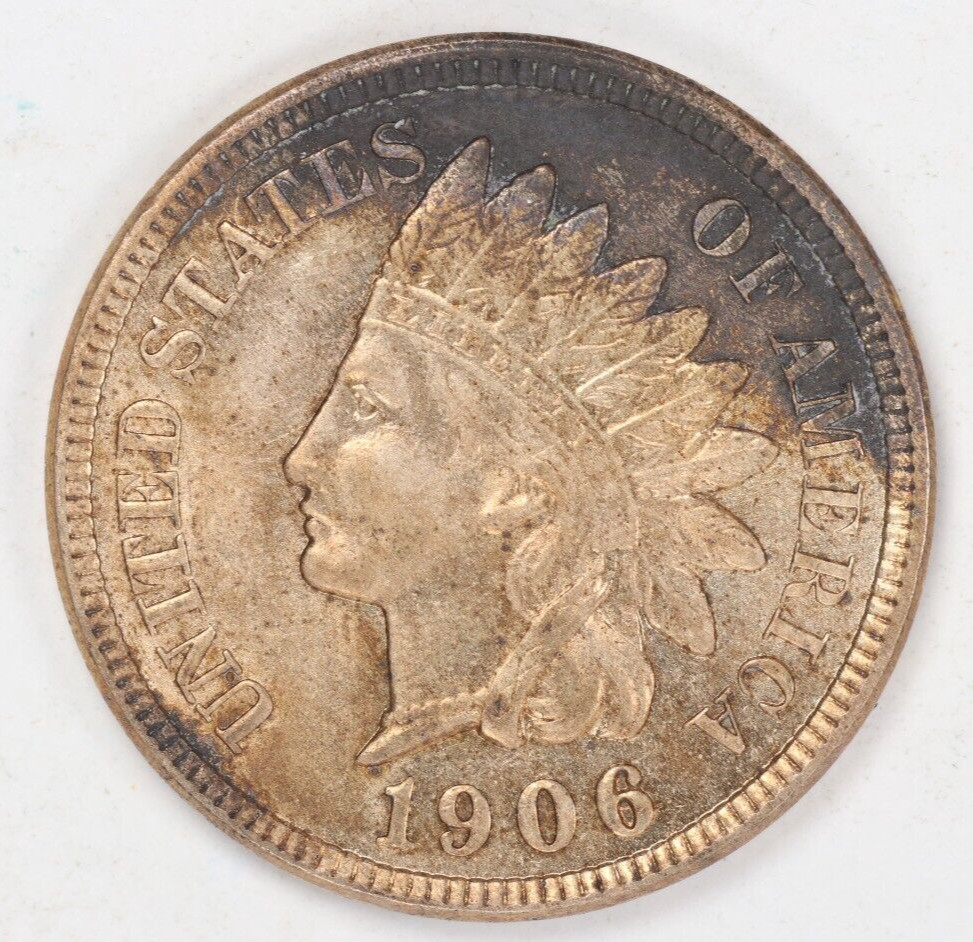 1906 Indian Head Cent 1c UNC
