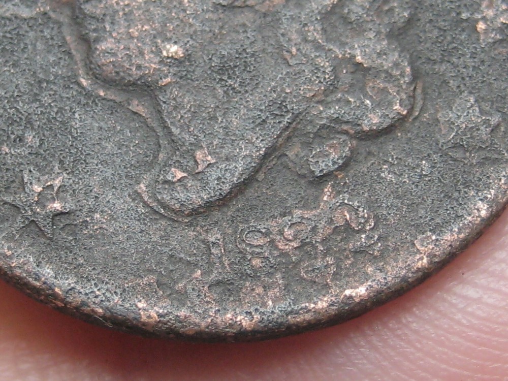 1832 Matron Head Large Cent Penny- VG Details, Medium Letters