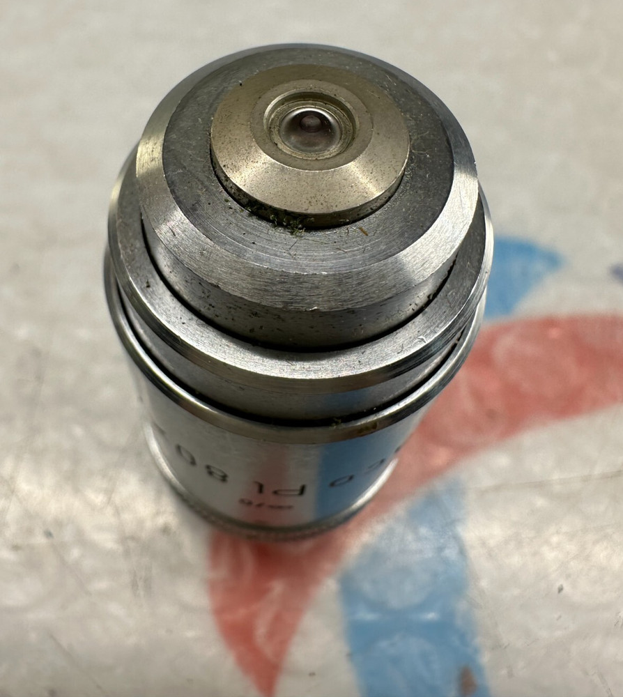 Leitz PL 80X/.95 Microscope Objective Lens