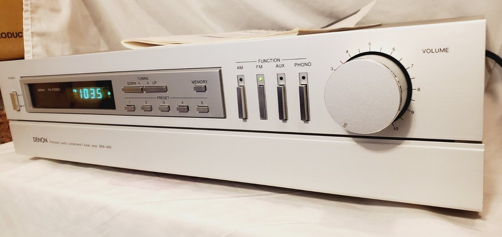 Denon DRA-400 Precision Audio Component Tuner Amplifier, TESTED, WORKS GREAT