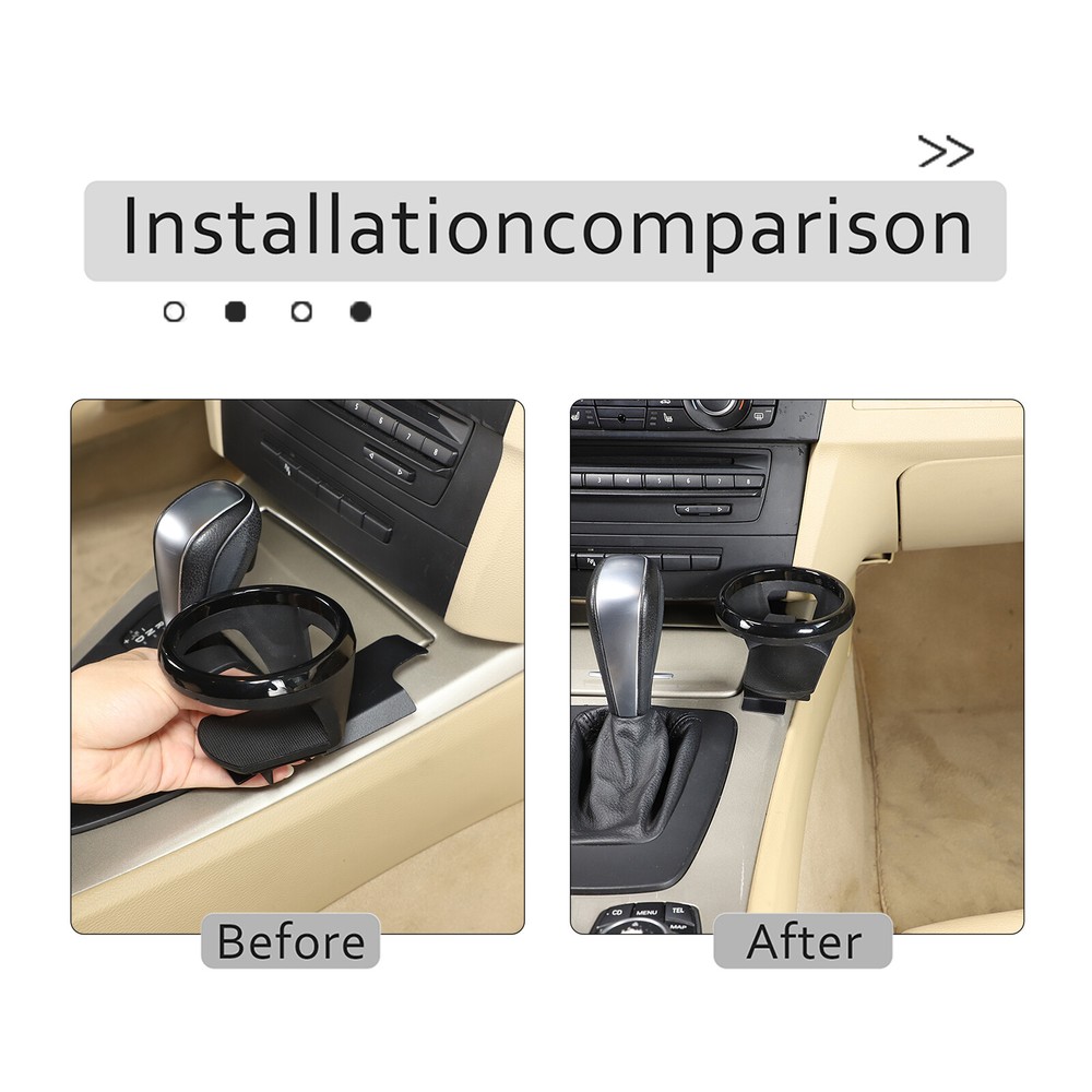 Center Console Water Cup Holder Compatible For BMW 3 Series E90 E91 E92 E93 2005-12