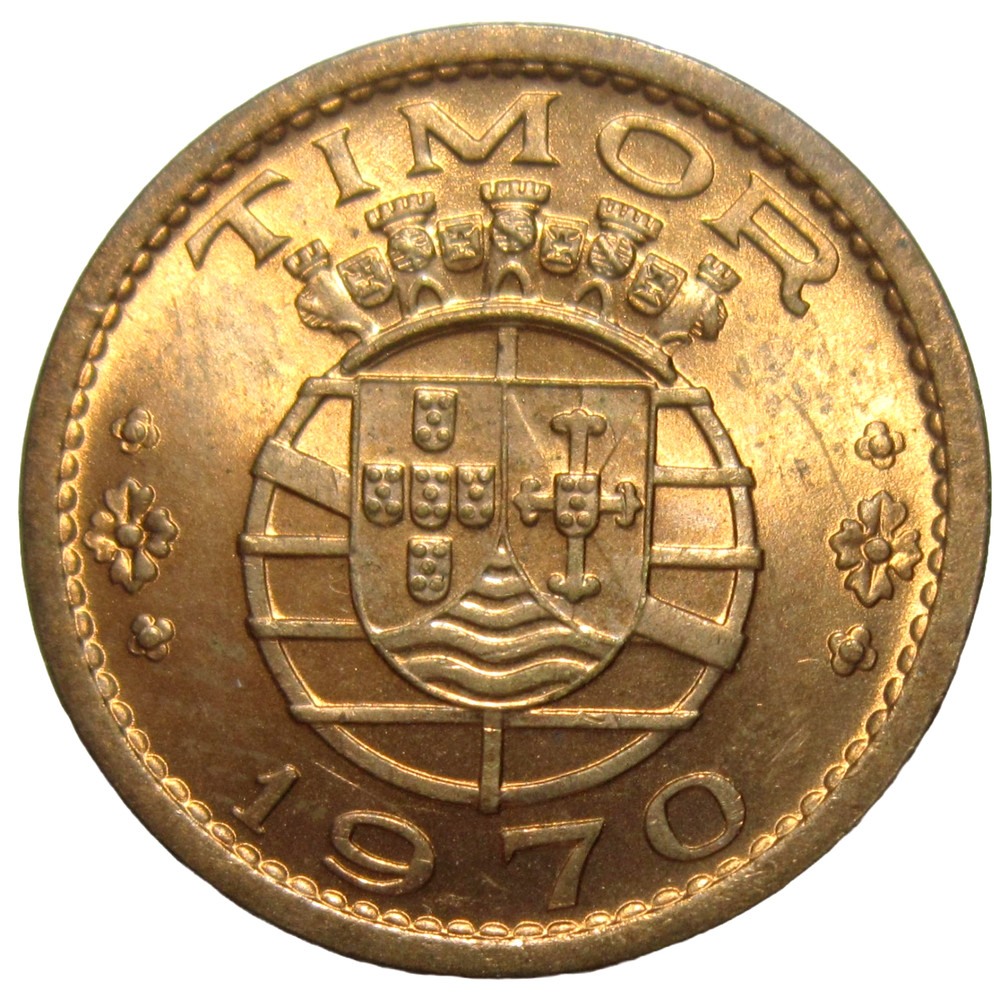 PORTUGUESE TIMOR. 50 CENTAVOS, 1970. UNCIRCULATED.