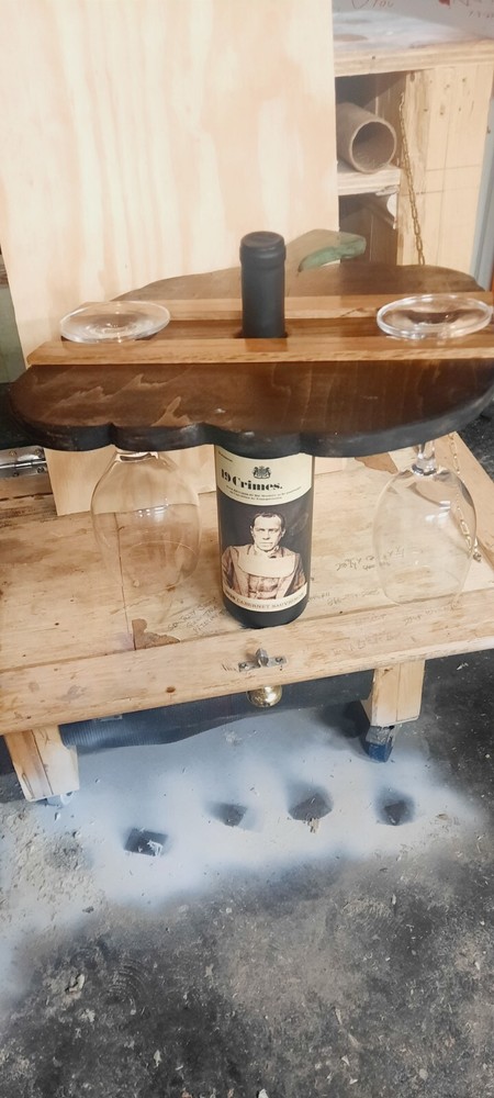 Easy Wine Bottle and 2 Glasses Carrier