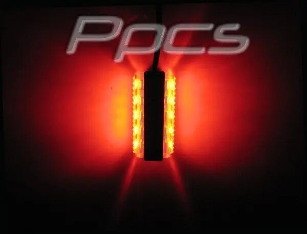LamptronDualPuk - 10 LED Spread Lighting Module - Sleeved - Red
