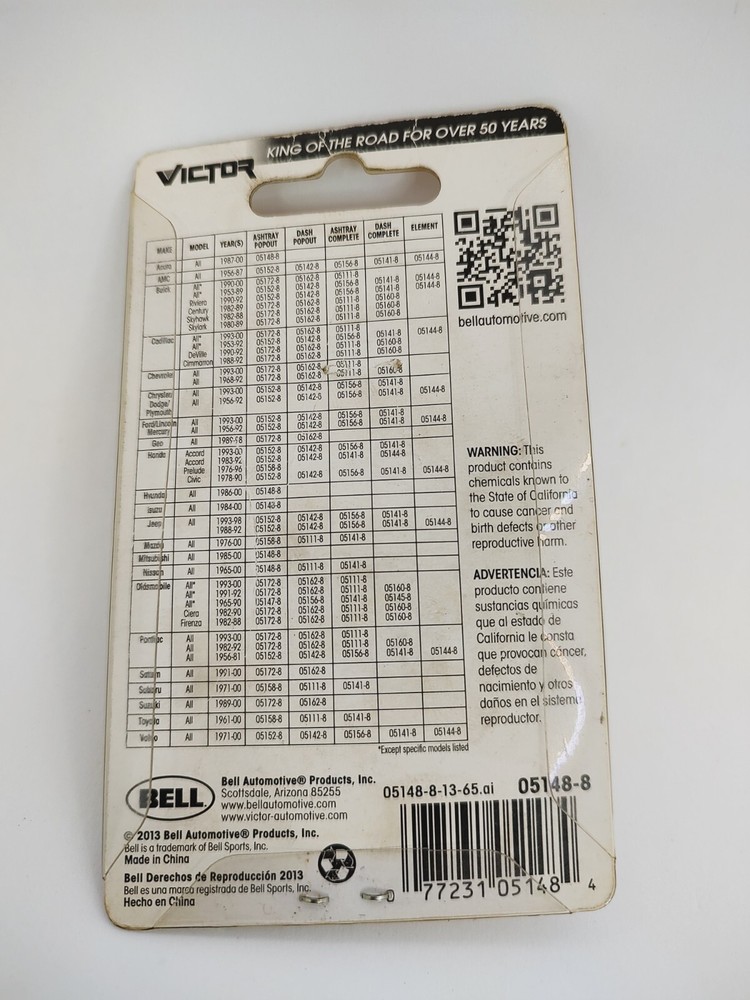 Victor 05148-8 Pop Out Lighter