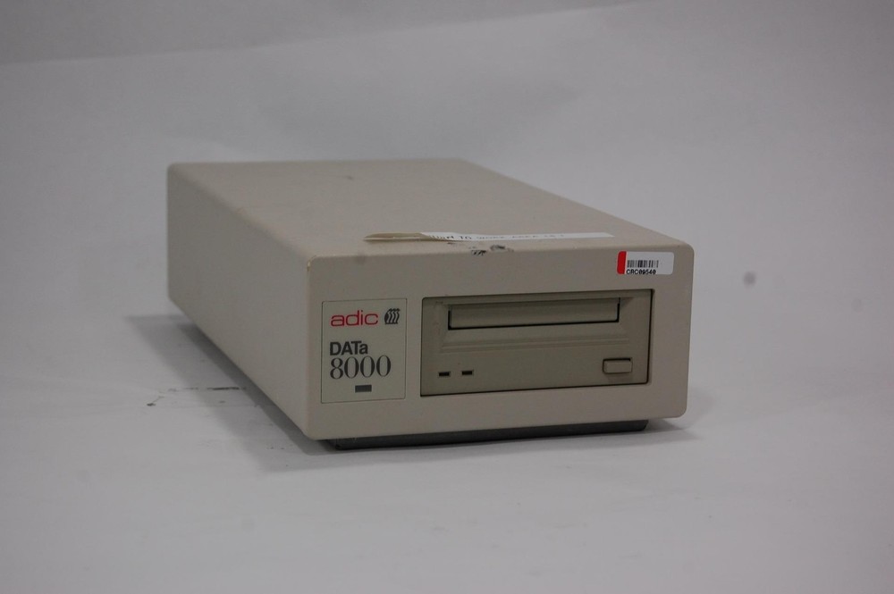 *Read ADIC DATa 8000B External Tape Drive