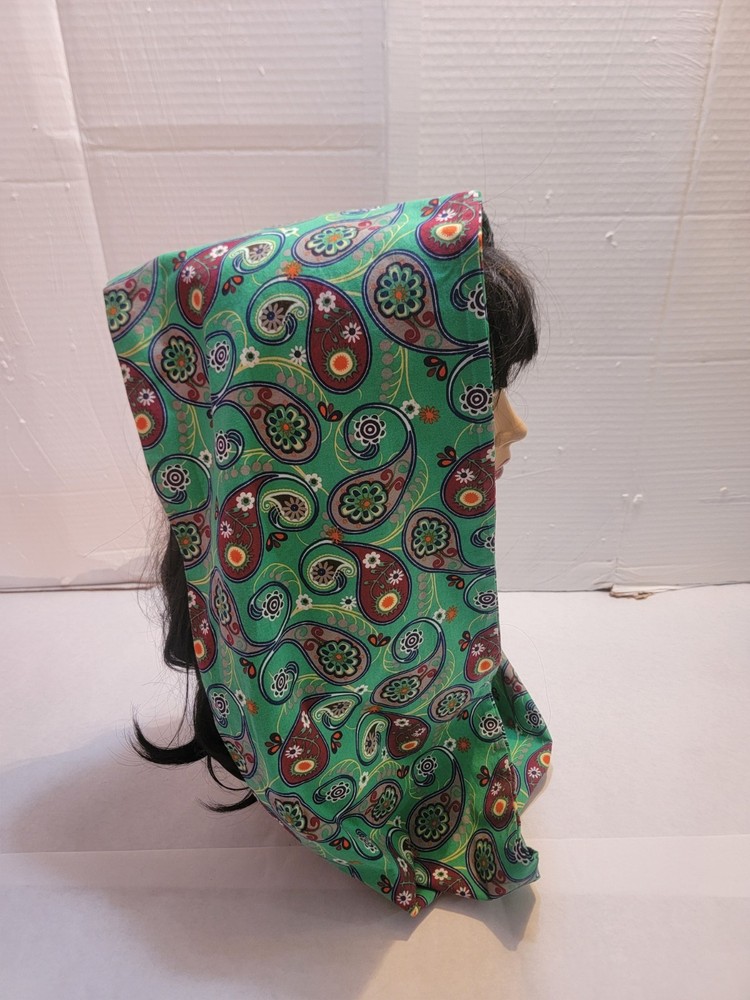 Handmade Floral Fabric Infinity Scarf