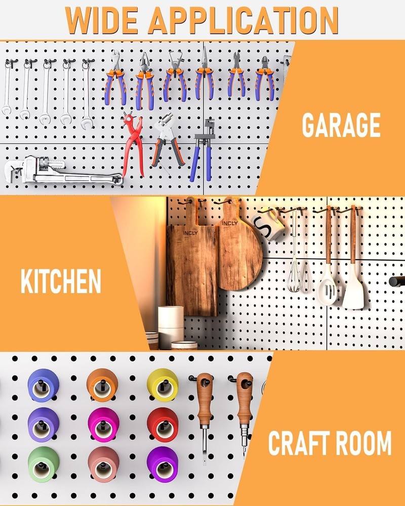 4-Inch Black Pegboard Hooks - 60 Pack for Maximum Storage Efficiency