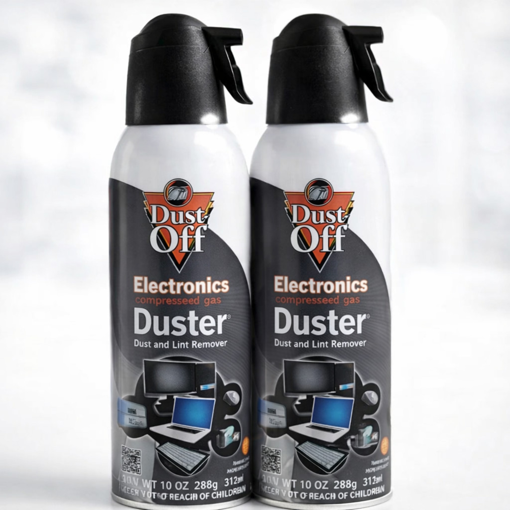 Dust-Off Electronics Compressed Air Duster 10 oz Cans – 2 Pack | Free Shipping