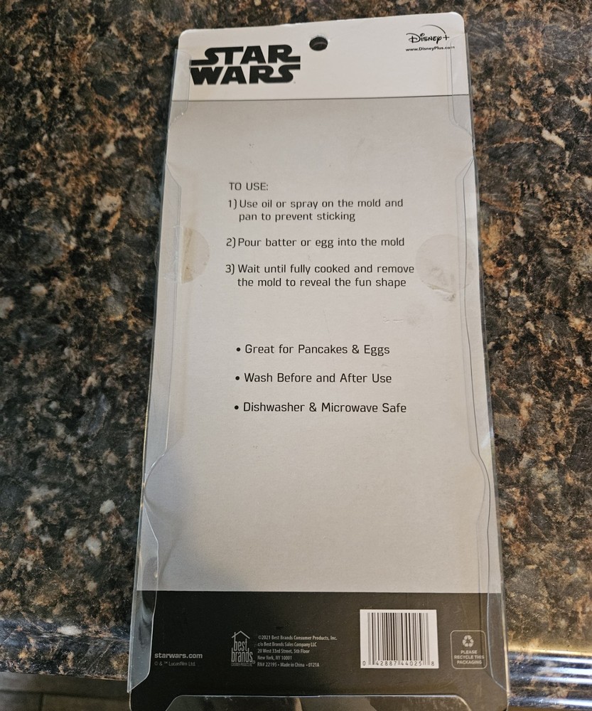 New Star wars Breakfast Molds