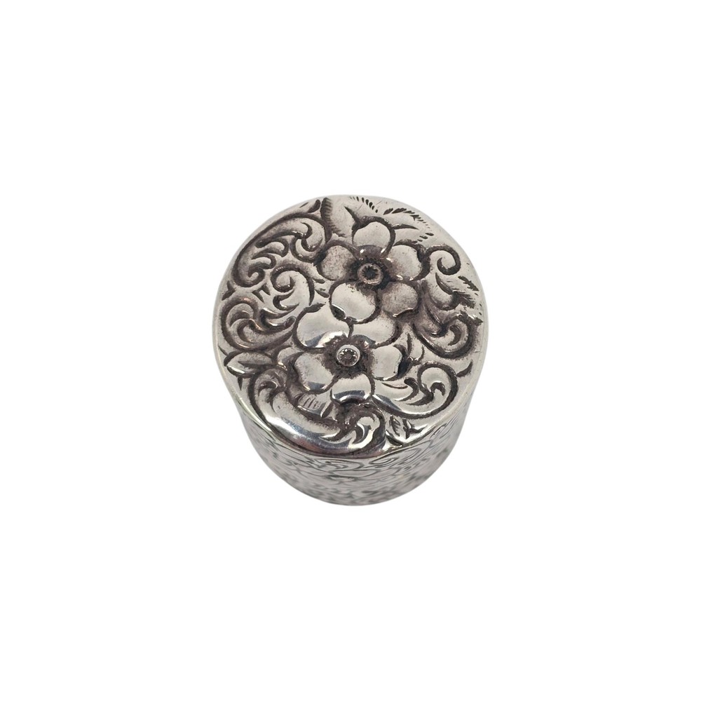 Gorham Sterling Silver Repousse Thread Holder #23329