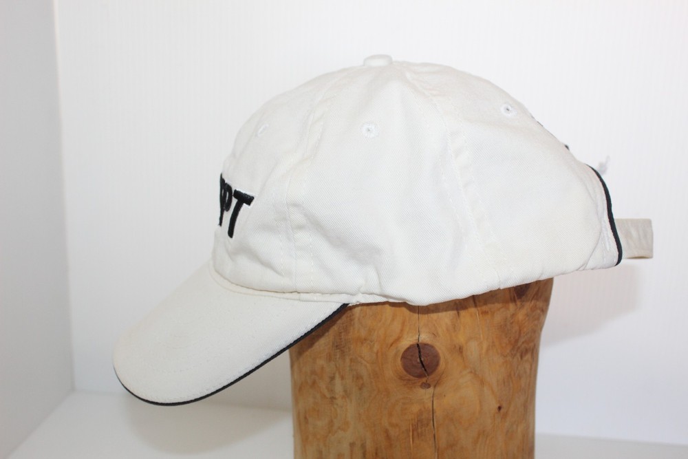 Precept U-Tri White Baseball Cap Hat Adjustable Strap Made in Mexico