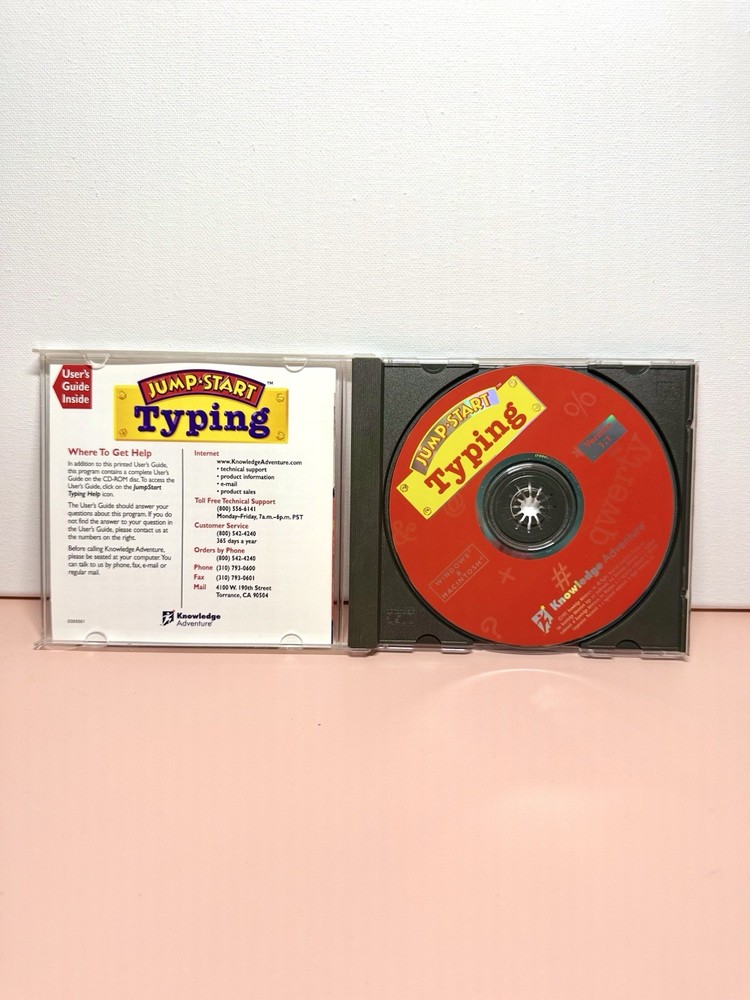 Jumpstart Typing for Kids - Educational PC Software Game - Windows/MAC 1997
