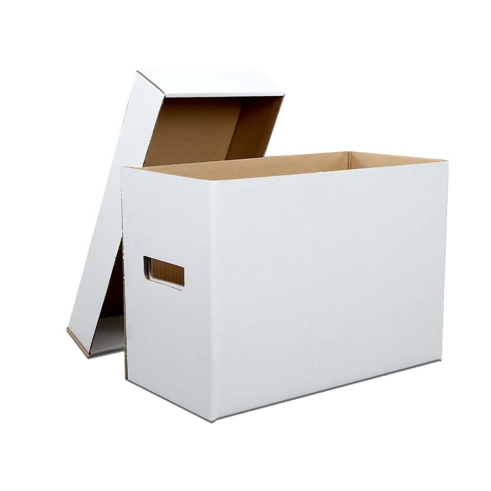 10Pcs Comic Books Storage Boxes Short Holds 150-175 Stackable Durable Archive US