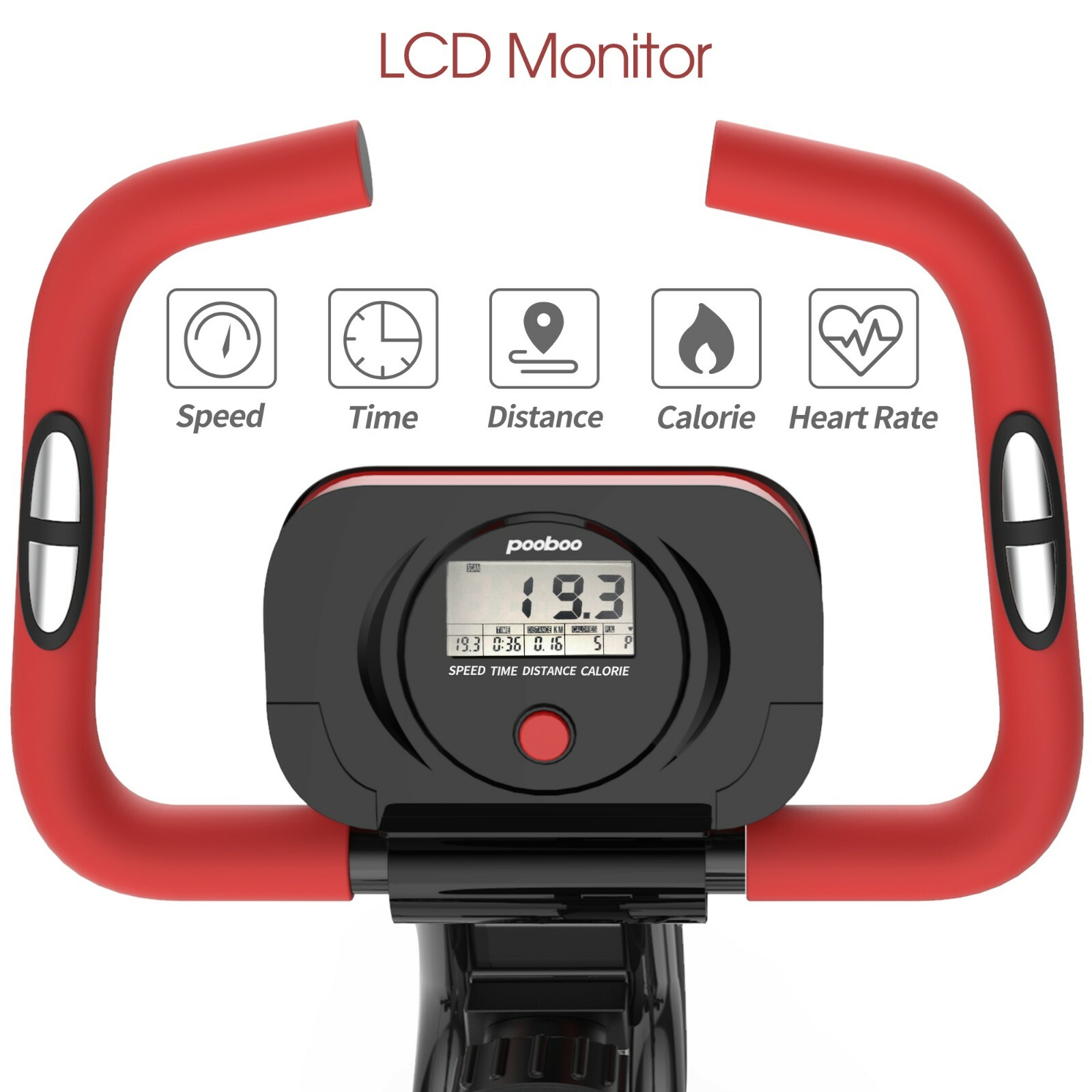 Folding Stationary Upright Indoor Cycling Exercise Bike Recumbent Fitness Bike