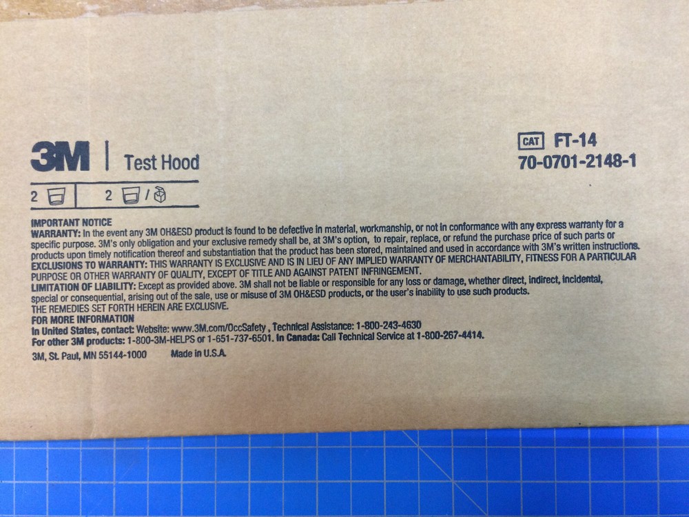 FT-14 3M Fit Test Hood