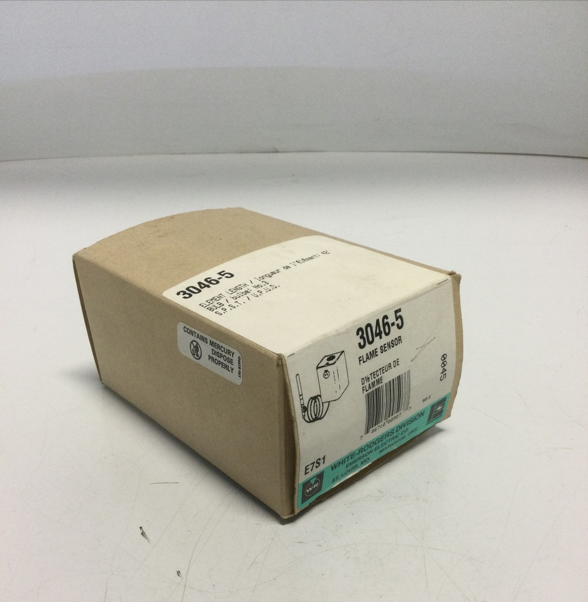 NEW, WHITE RODGERS, 3046-5, AUTOMATIC PILOT FLAME SENSOR, 42”. (1H-2)