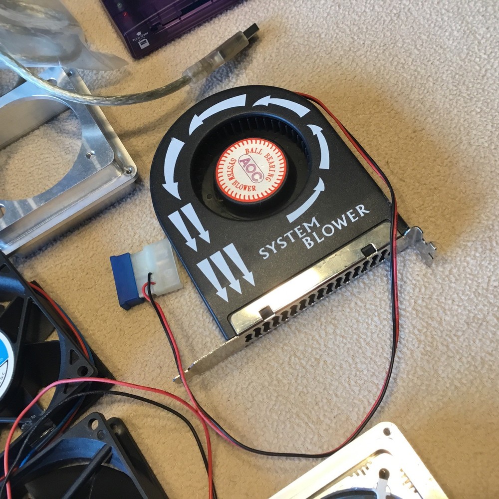 VTG PC Computer Items Fans - Card Reader - Blowers- Plus.