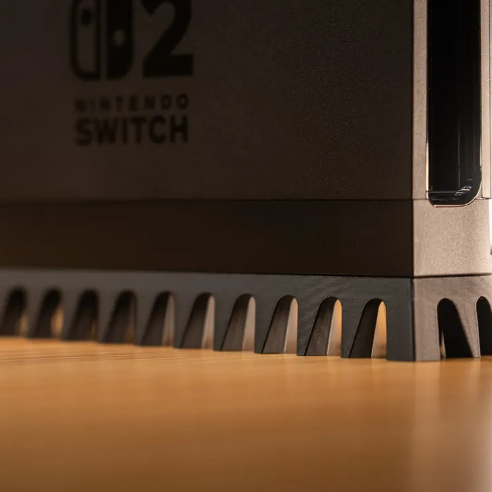 Cooling Base Desktop Bracket Game Console Stand for Switch 2 TV Mode 3D Printed