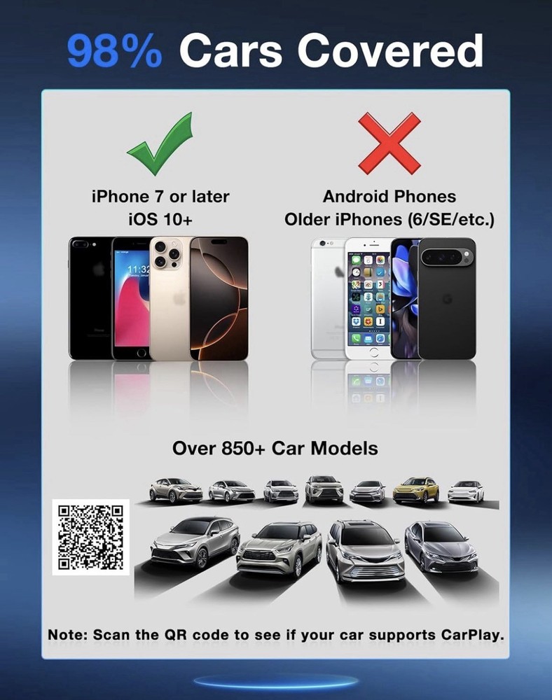 🔥CARPLAY WIRELESS ADAPTOR🔥