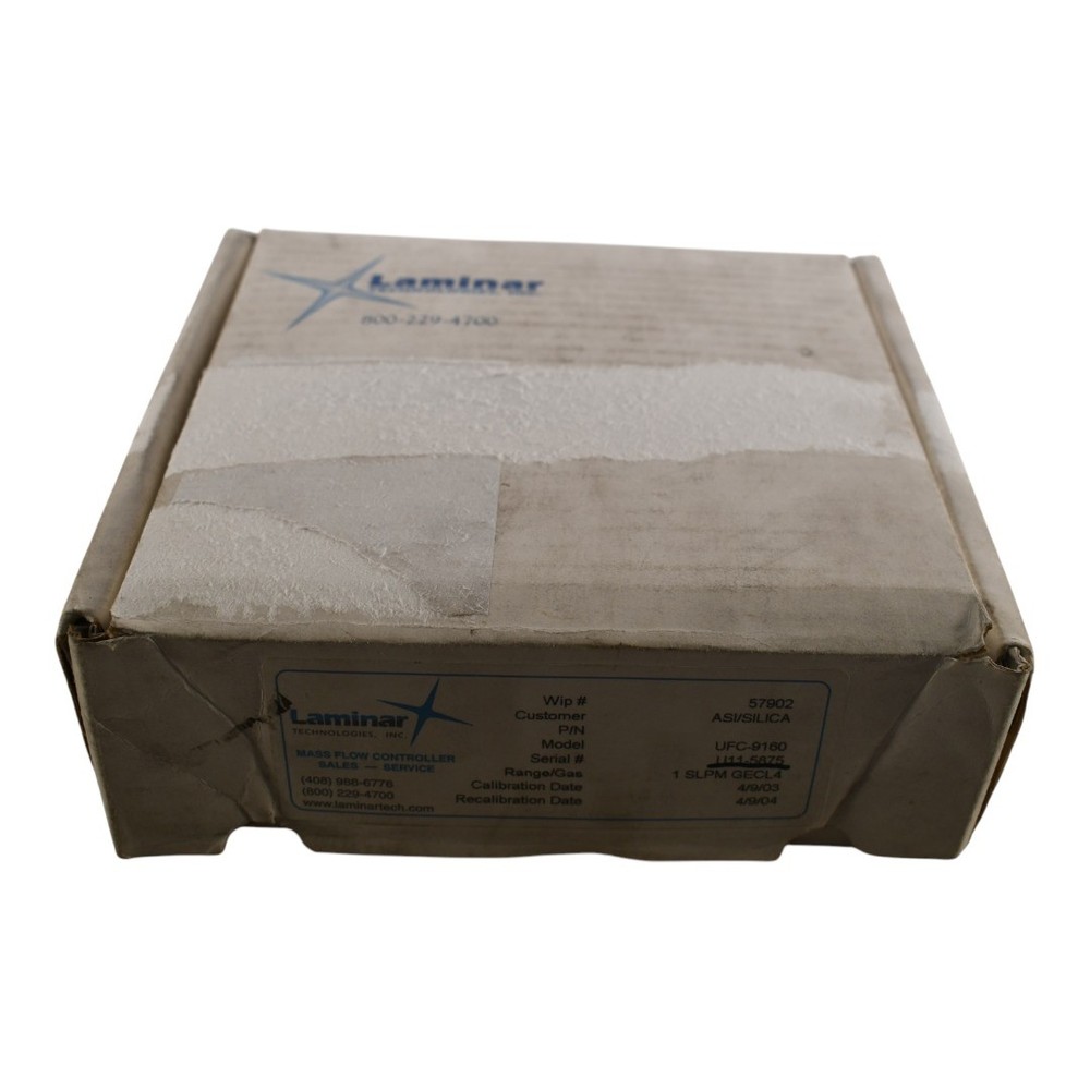 NEW Laminar Technologies UFC-9160 Mass Flow Controller 1 SLPM GECL4