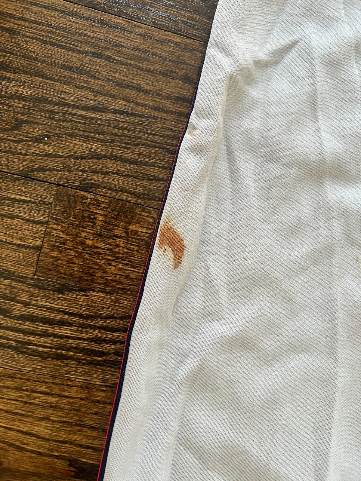 2017 MLB GAME USED CLEVELAND INDIANS BASEBALL PANTS TBTC BRAD MILLS