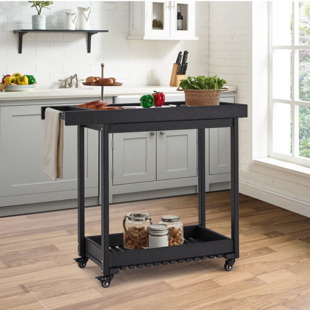Kadriana Metal Kitchen Island