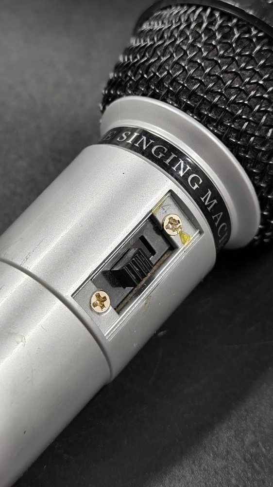 The Singing Machine Co. INC Microphone Used Working Silver