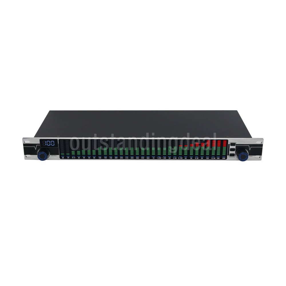 EQ111 220V 31-band Digital Equalizer Spectrum Display DSP Processor for Stage