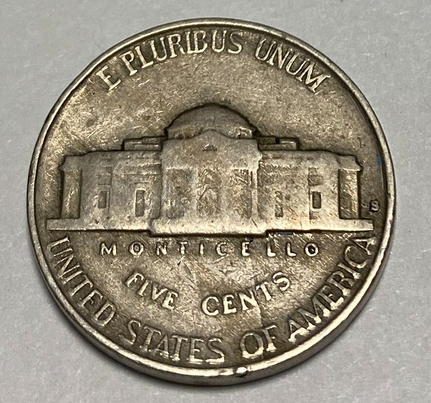 1941-S Jefferson Nickel
