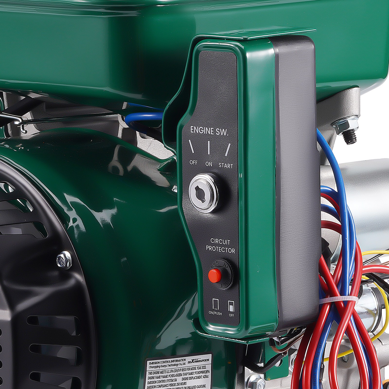 Engine OHV Horizontal Gas Engine Motor 420cc 15HP Electric Start Water Pumps