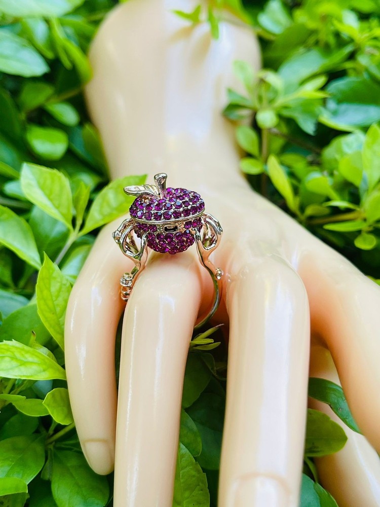 Apple-shaped women's ring/yu178